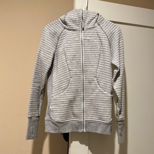 Cowl zipper lululemon hoodie